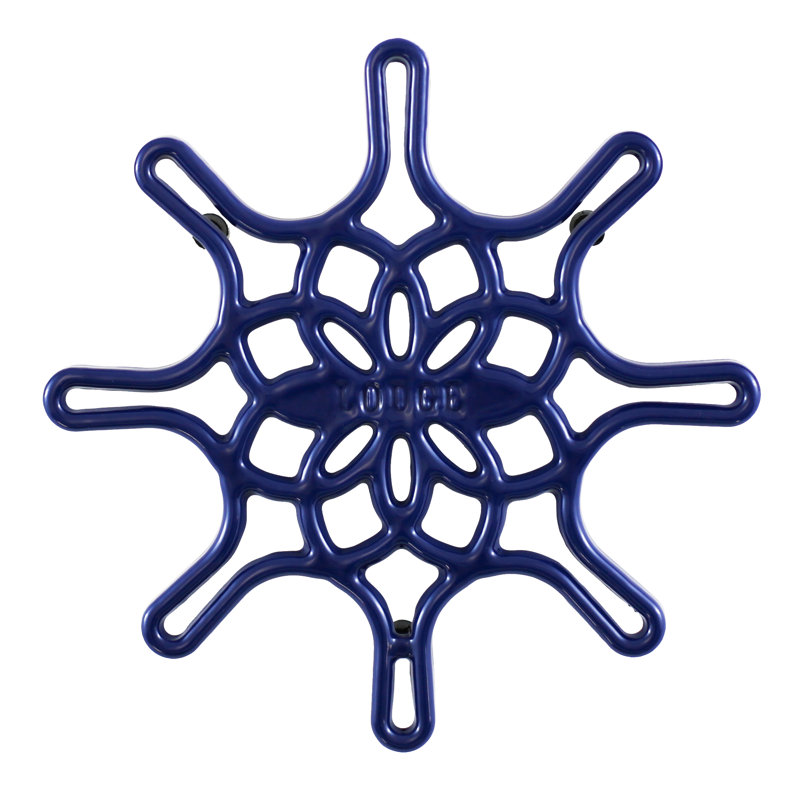 Poêle émaillé émaillé 8 po, Bleu