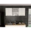 Armoire murale Peoria, quatre tablettes intérieures-793469555