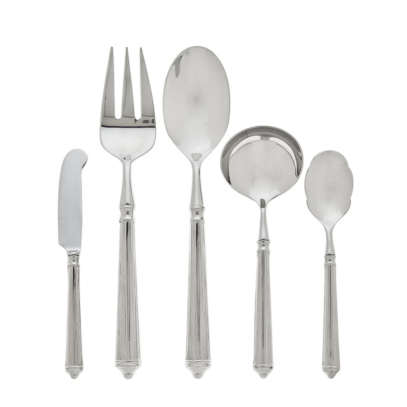 Ricci Stainless Steel 5-Piece Hostess Serving Set