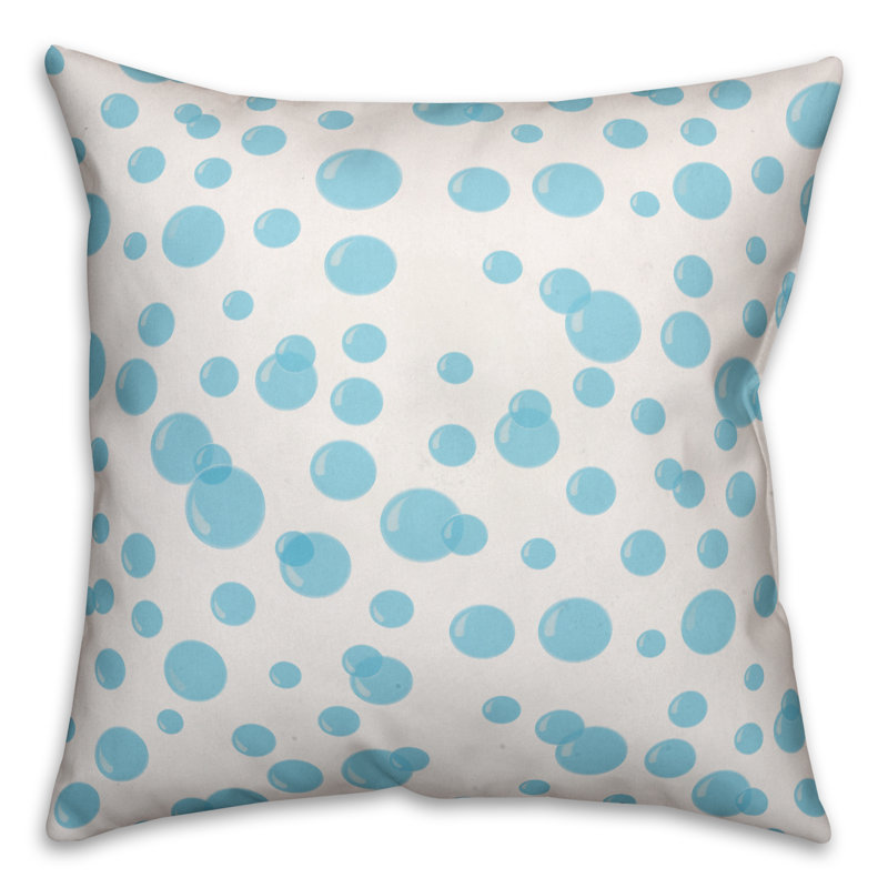  Bubbles Throw Pillow