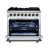 Massimo 36 in. Dual Fuel Range White-116499869