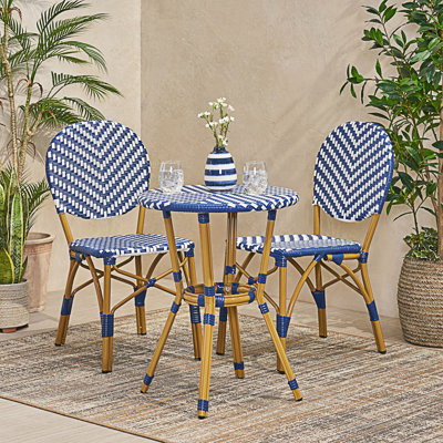 Outdoor Aluminum 3 Piece french Set
