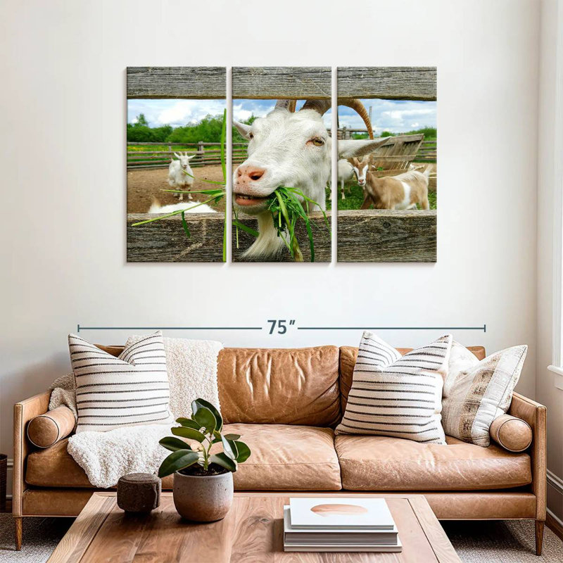 Brampt Euphoric Goat, 36" H x 57" W