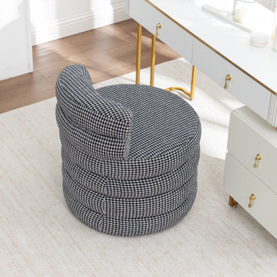 Chaise d'appoint rembourrée avec rangement