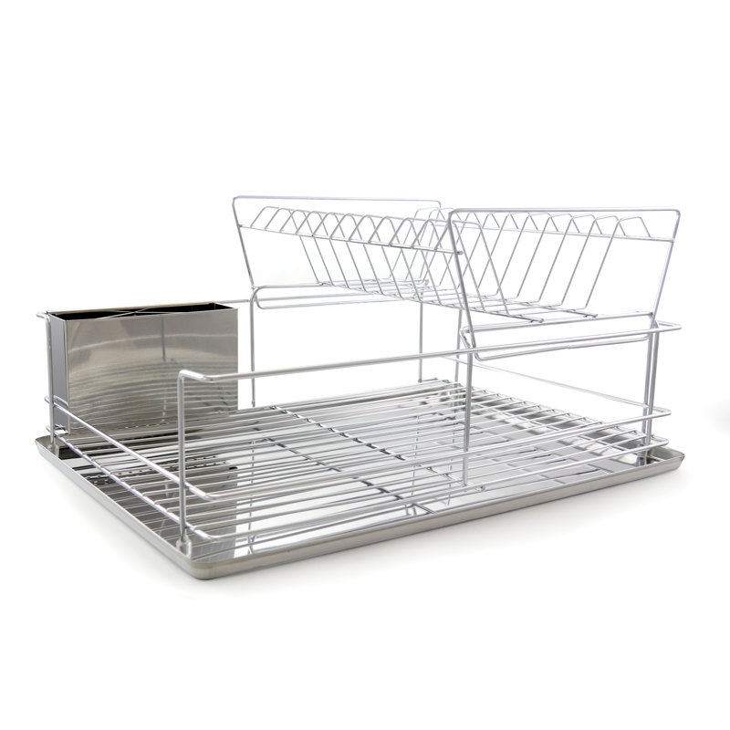 Stainless Steel Two Tier Dish Rack
