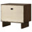 2-drawer Nightstand Bedside Table Warm Brown