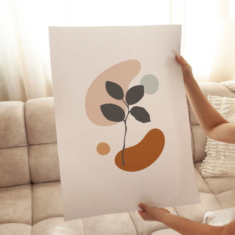 «Botanical Minimalist Botanical III», reproduction d'art sans cadre, H 16 po x l 12 po