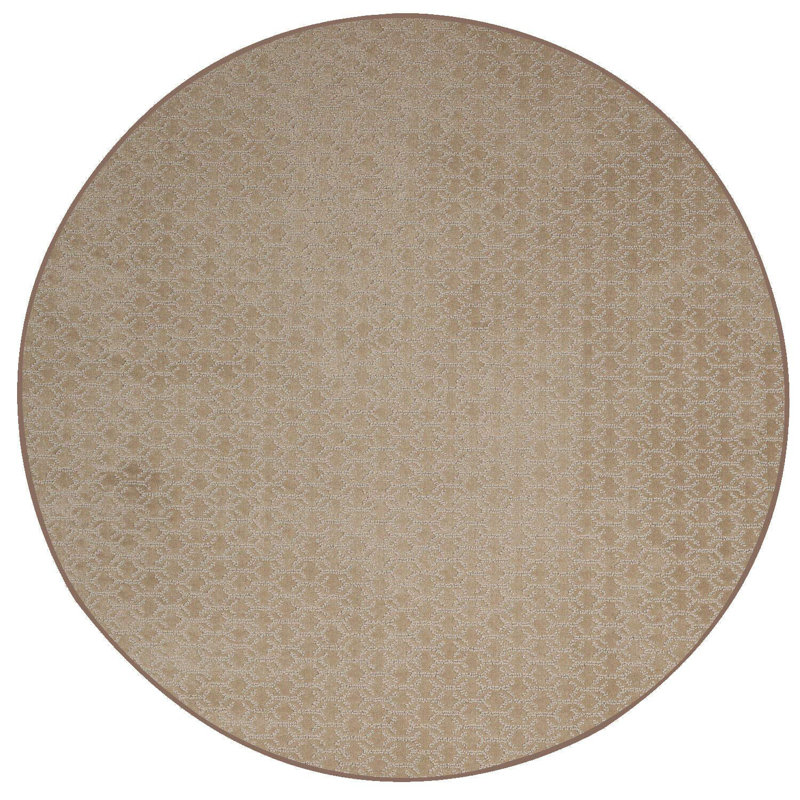 Tapis valide sur mesure - brun, Rond 8 pi