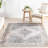 Caius Faded Medallion Machine Washable Area Rug-343435651