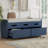 Rustic Storage Bench With 2 Drawers, Hidden Storage Space, And 3 False Drawers At The Top, Shoe Bench-793317547