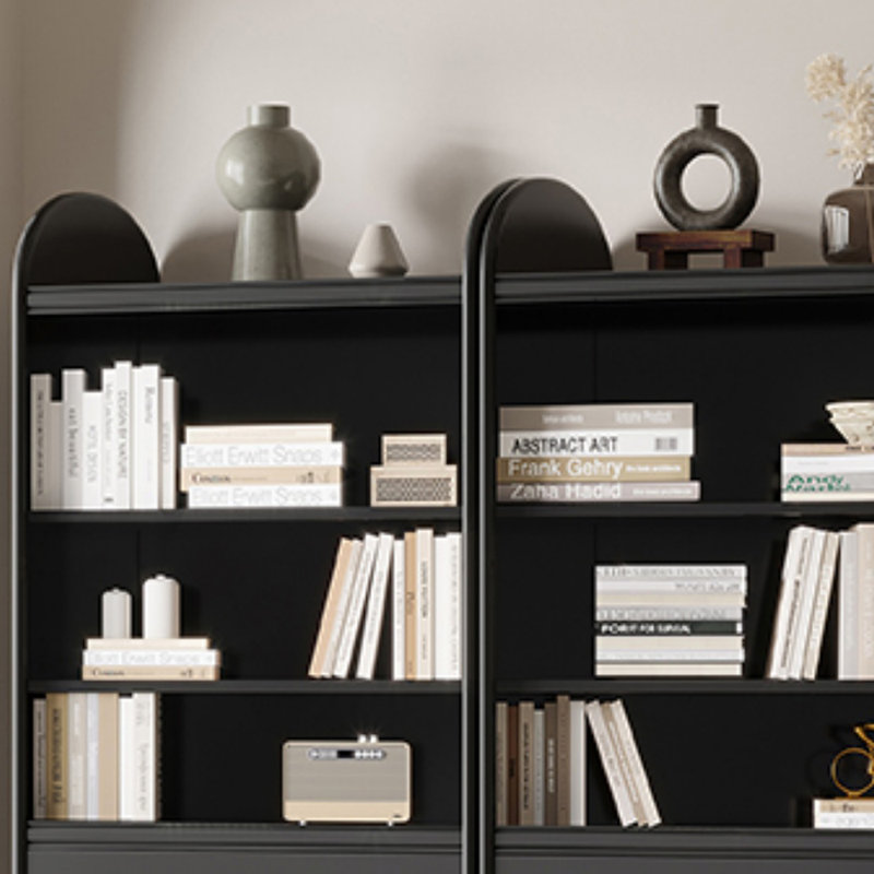 Bibliothèque légère de luxe noire
