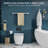 Square 5 - Piece Bathroom Hardware Set-99903001