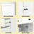 Buffet Cabinet With Storage Drawers, Nordic Style Sideboard-1027509906
