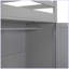 Lit mezzanine moderne avec tiroirs, bureau et garde-robe-999865465-999865446