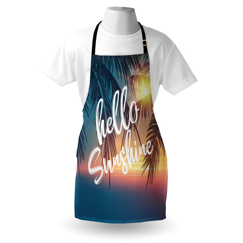 No Pattern Bib Apron