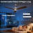52" Outdoor Ceiling Fan with Light for Patio Garage Porch Indoor, Weather-Proof Blades & High-Airflow, Quiet DC Motor 3CCT Dimmable LED Ceiling Fan Remote-975477975-975477970