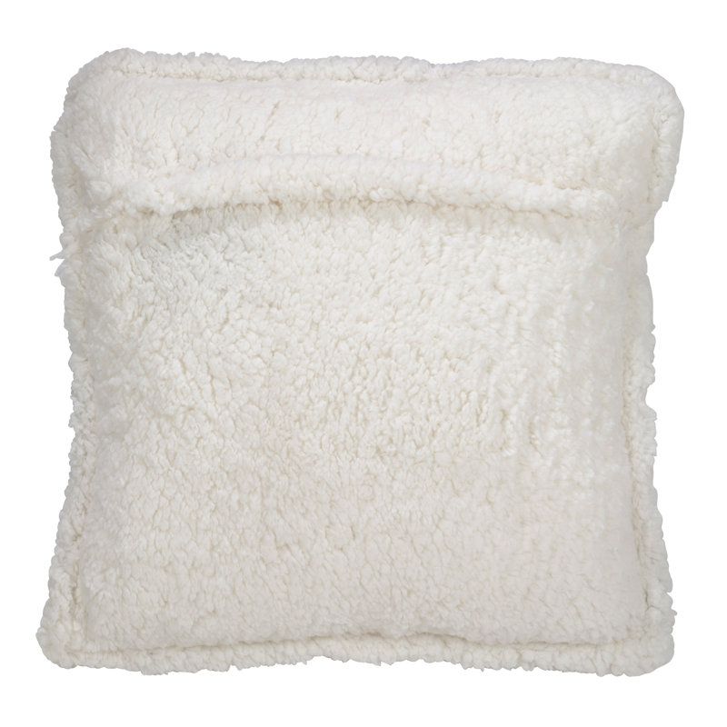 Paillette Collection Sequined Throw Pillow, Silver