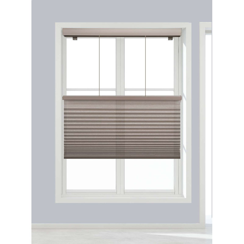 Linen Avenue Cordless Cellular Top Down Bottom Up Light Filtering Shade (Arrives 1/4" Narrower), 68.75" W x 54 - 60" L