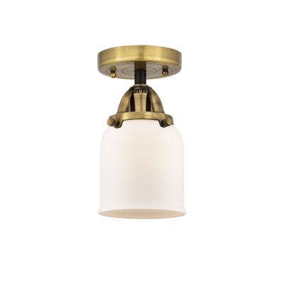 Glass Semi Flush Mount