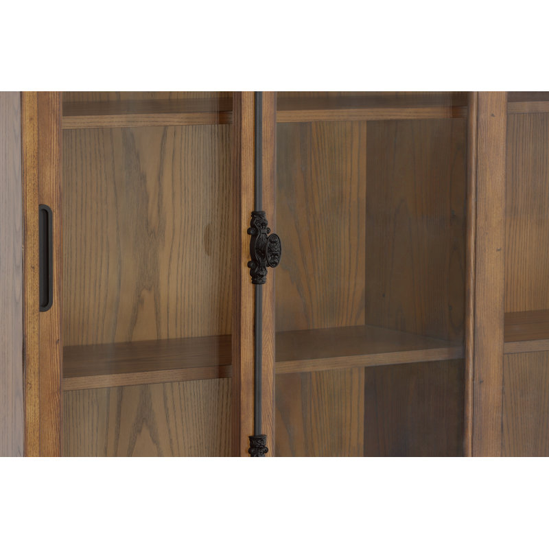 BD Alexander Curio Cabinet, Antique Pinewood