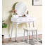 Ensemble coiffeuse et tabouret Liannon-713517548