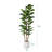 Adcock  Artificial Fiddle Leaf Fig Tree with Realistic Leaves and Natural Trunk, Potted Tree-212895788