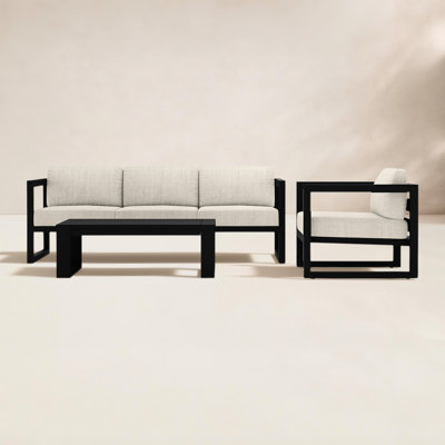 Smith 5 - Person Patio Conversation Set with Cushions