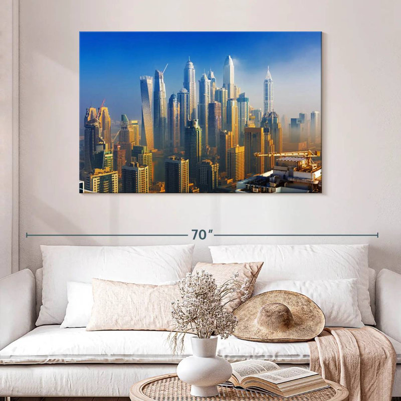 Skyscrapers Of Dubai, 32" H x 48" W