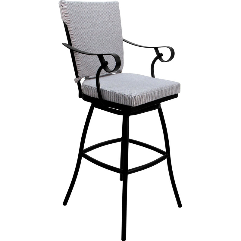Crème - noir - assise de 30 po, Crème, Noir
