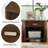 Waynesville Modern 28"W 1 Drawer Fully Assembled Oak Wood Nightstand with Built-In Powerstation and USB-443795107