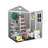 Campcraft 6*5Ft Resin Warehouse - Quality Polypropylene, Waterproof, Rust & Proof, Massive Capacity, Hd Window Storage Unit Protected,