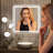 Naliyah LED Bathroom Mirror, Dimmable Vanity Mirror Anti-Fog Wall Mounted With Lights-1880890707