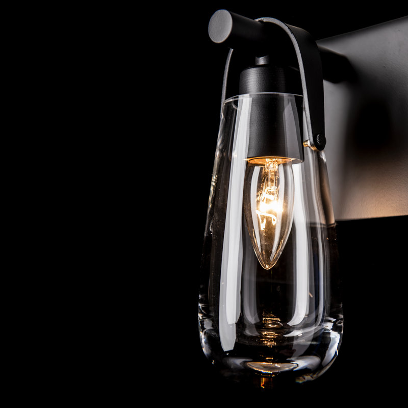 Eos 1 - Light Dimmable Bath Sconce, Black