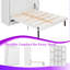 Grand lit escamotable mural rotatif avec supports de rangement cachés-911961135
