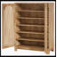 Armoire à chaussures à 6 niveaux, étagère de rangement pour chaussures avec portes Airy