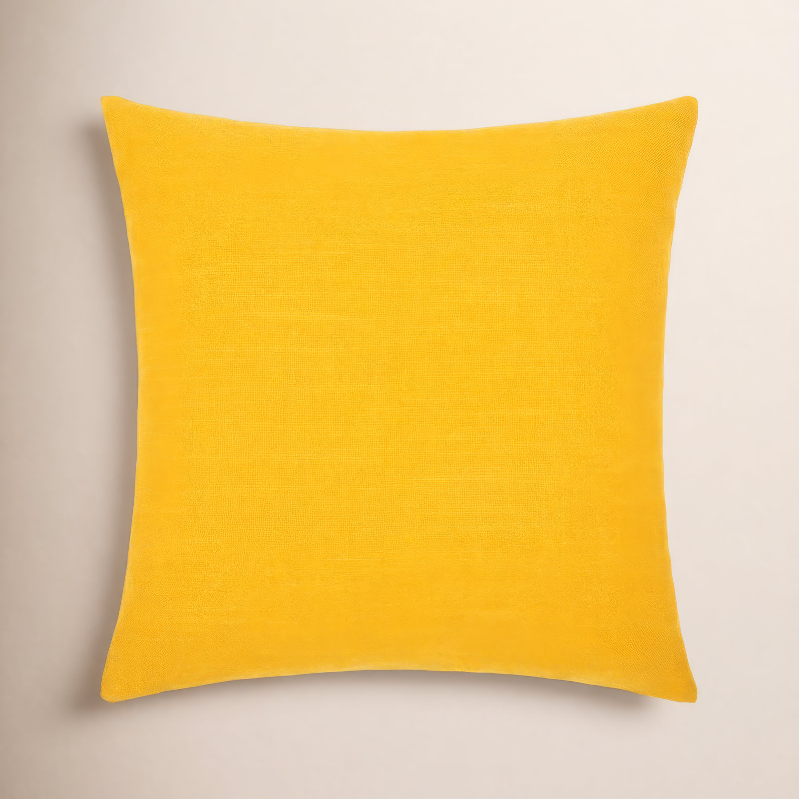 Decatur Embroidered Cotton Throw Pillow, Mustard/Dusty Pink/Pale Blue, 20" x 20", Down