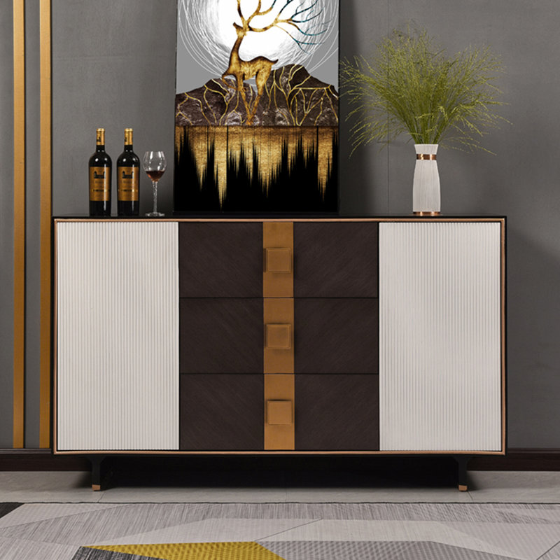 Armoire d'appoint moderne avec rangement et rangement