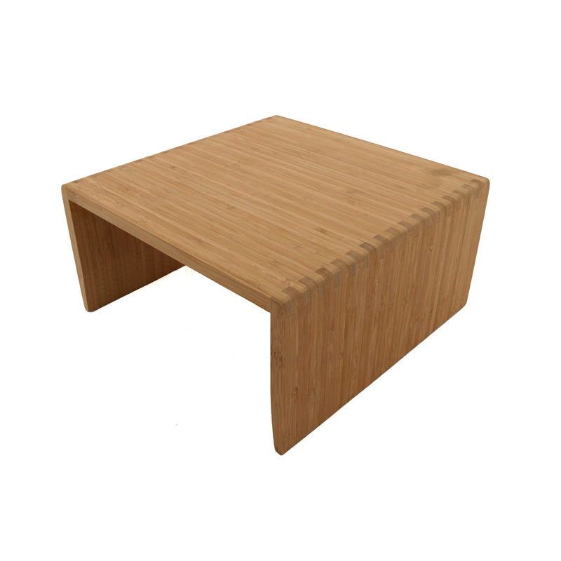 Natural Bamboo Rectangular Display Risers, Set of 3