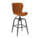Bar Stools Swivel Adjustable Height Faux Leather Counter Height Bar Dining Chairs With Back Metal Base