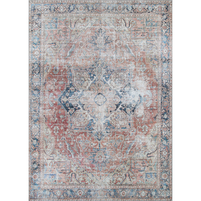 Tapis rouille antistatique Mistana Classen, Rectangle 8 pi x 10 pi