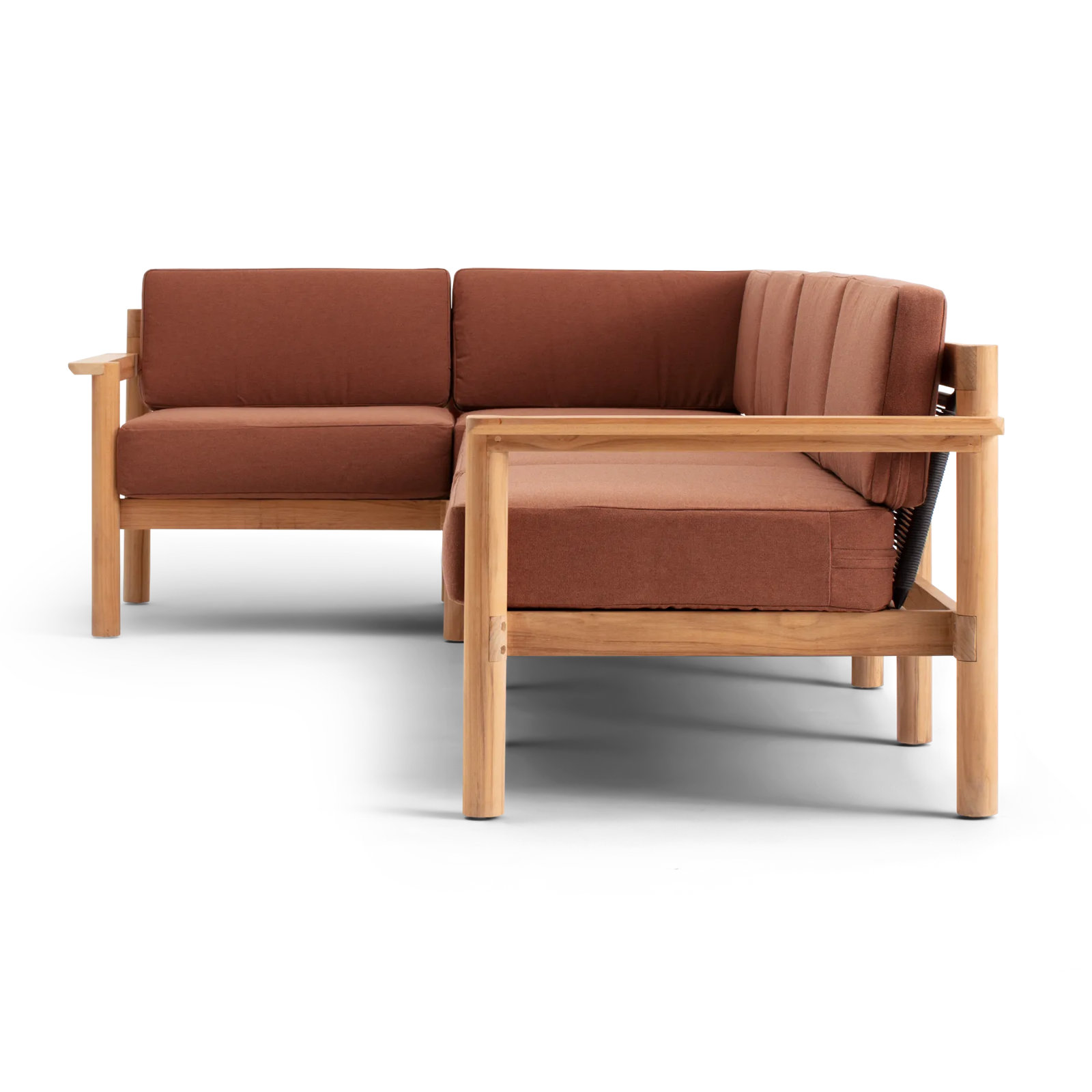 Haven 114" Sunbrella® Patio Sectional, Sunbrella Rust