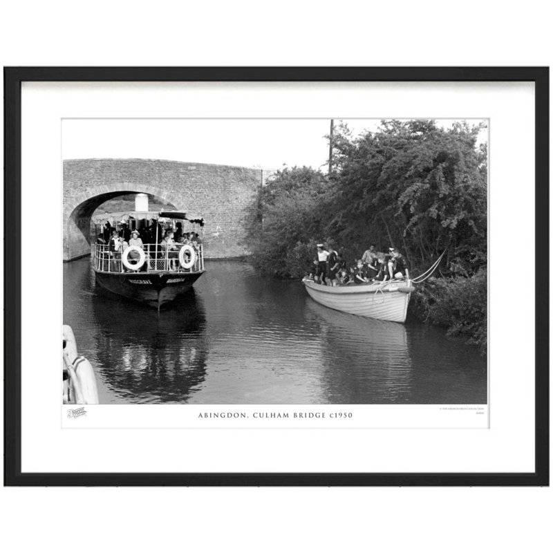 Abingdon, Culham Bridge C1950 by Francis Frith - Single Picture Frame Print, 60cm H x 80cm W x 2.3cm D
