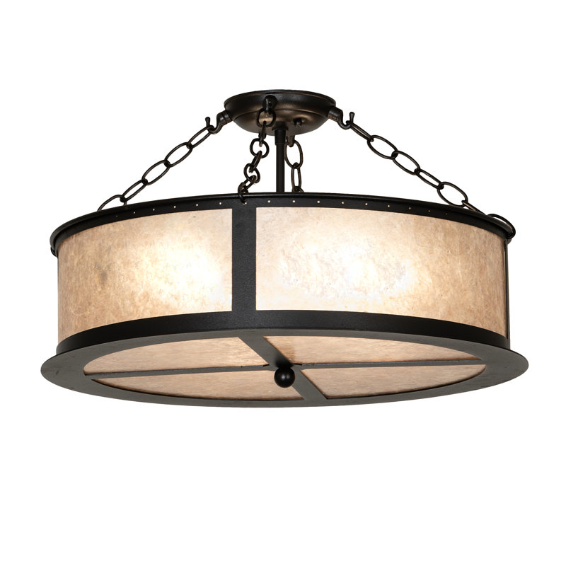 4 - Light Semi Flush Mount