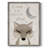 Goodnight Fox Framed Print - Solid Wood