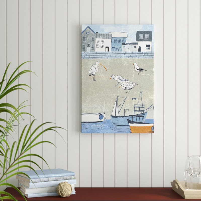 Sailors Rest II by Melissa Wang - Painting, 76cm H x 51cm W, Wrapped Canvas