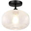 Plafonnier semi-encastré, plafonniers en verre Globe, luminaires de couloir noirs, luminaire de vestibule, luminaires de cuisine au plafond, luminaires suspendus modernes pour placard, vestibule