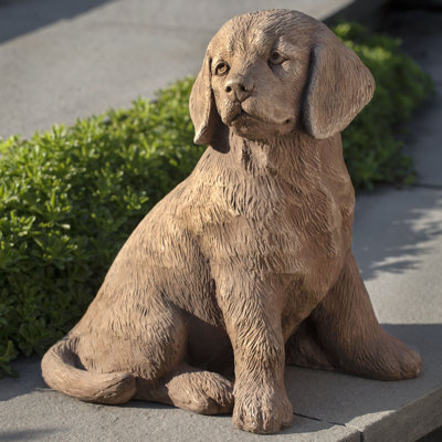 Retriever Puppy Statue