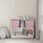 Azha 29.53'' H X 35.43" W Bookcase With Fabric Storage Bins-1868398794