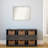 Eva White Silver Narrow Bathroom Vanity Non-Beveled Wall Mirror-290685545