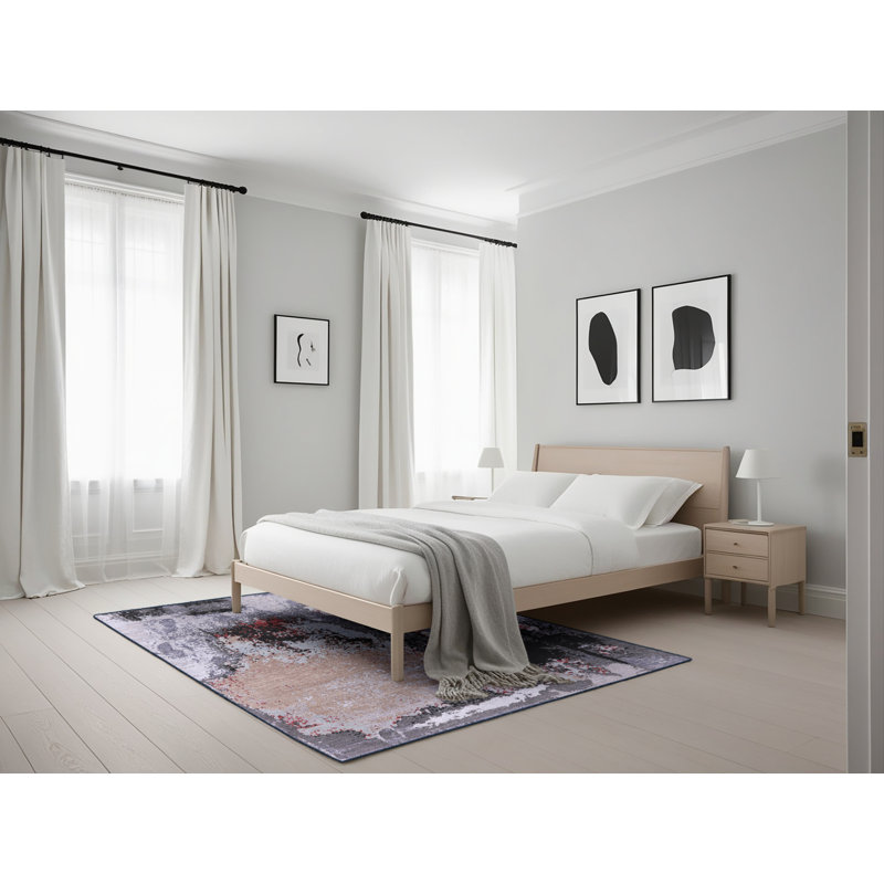 Abstract Indoor Rug, Rectangle 5' x 7'
